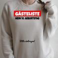 10th Birthday Guest List Guest Book Ten Years Raglan Sleeve Sweatshirt Heather Forest