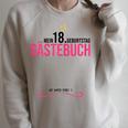 18th Birthday Girl 18 Years Party Guest Book Raglan Sleeve Sweatshirt Heather Forest