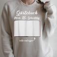 18th Birthday Guestbook Record Hie Party Raglan Sleeve Sweatshirt Heather Forest