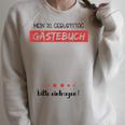 20th Birthday Party Guest Book 20 Years Raglan Sleeve Sweatshirt Heather Forest