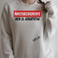 23rd Birthday Guest Book Raglan Sleeve Sweatshirt Heather Forest