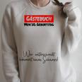 30th Guest Book Birthday Party 30 Years Schnapps Raglan Sleeve Sweatshirt Heather Forest