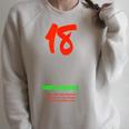 8th Birthday 18 Years Party People Guest List Guest Book Raglan Sleeve Sweatshirt Heather Forest