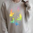 8th Birthday Book Reading Bookworm Book Lover Girls Raglan Sleeve Sweatshirt Heather Forest