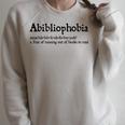 Abibliophobia Reader Top Bookworm Reading Raglan Sleeve Sweatshirt Heather Forest Abibliophobia Reader Top Bookworm Reading Raglan Sleeve Sweatshirt Heather Forest
