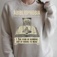 Abibliophobia Reading Bookworm Books Reader Raglan Sleeve Sweatshirt Heather Forest Abibliophobia Reading Bookworm Books Reader Raglan Sleeve Sweatshirt Heather Forest