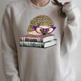 Adorable Hedgehog Book Nerd Tee Shirt Raglan Sleeve Sweatshirt Heather Forest
