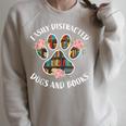 Animal Book Lover Easily Distracted By Dogs And Books Raglan Sleeve Sweatshirt Heather Forest Animal Book Lover Easily Distracted By Dogs And Books Raglan Sleeve Sweatshirt Heather Forest