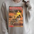 Animorphs The Android Tarantula Transformation Book Cover Raglan Sleeve Sweatshirt Heather Forest