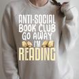 Anti Social Book Club Go Away I'm Reading Raglan Sleeve Sweatshirt Heather Forest Anti Social Book Club Go Away I'm Reading Raglan Sleeve Sweatshirt Heather Forest