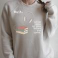 Audiobook Enthusiasts Headphones Book Club Bookworm Raglan Sleeve Sweatshirt Heather Forest