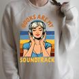 Audiobook Lover Bookish Audiobooked Books Are My Soundtrack Raglan Sleeve Sweatshirt Heather Forest Audiobook Lover Bookish Audiobooked Books Are My Soundtrack Raglan Sleeve Sweatshirt Heather Forest