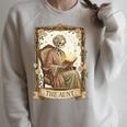 The Aunt Tarot Card Women Skeleton Aunty Book Lover Raglan Sleeve Sweatshirt Heather Forest The Aunt Tarot Card Women Skeleton Aunty Book Lover Raglan Sleeve Sweatshirt Heather Forest