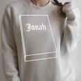 Awesome Book Of Jonah Party Costume Raglan Sleeve Sweatshirt Heather Forest