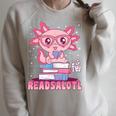 Axolotl Books Readsalotl Reading Bookworm Boys Girls Kids Raglan Sleeve Sweatshirt Heather Forest Axolotl Books Readsalotl Reading Bookworm Boys Girls Kids Raglan Sleeve Sweatshirt Heather Forest