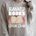 Banned Books Social Club Raglan Sleeve Sweatshirt Heather Forest