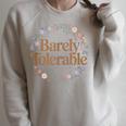 Barely Tolerable Shirt Book Lover Bookish Floral Bookworm Raglan Sleeve Sweatshirt Heather Forest Barely Tolerable Shirt Book Lover Bookish Floral Bookworm Raglan Sleeve Sweatshirt Heather Forest