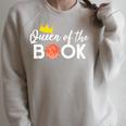 Basketball Scorebook Keeper Tshirt Scoring Queen Of The Book Raglan Sleeve Sweatshirt Heather Forest