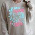 Beach Book Club Seashell Starfish Summer Vacation Hawaii Raglan Sleeve Sweatshirt Heather Forest