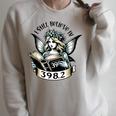 I Still Believe In 3982 Section Fairy Tale Book Lover Raglan Sleeve Sweatshirt Heather Forest
