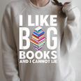I Like BIG Books & I Cannot Lie Raglan Sleeve Sweatshirt Heather Forest I Like BIG Books & I Cannot Lie Raglan Sleeve Sweatshirt Heather Forest