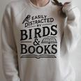 Birding Bird Watcher Birder Easily Distracted By Birds Books Raglan Sleeve Sweatshirt Heather Forest Birding Bird Watcher Birder Easily Distracted By Birds Books Raglan Sleeve Sweatshirt Heather Forest