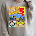 Birthday Boys Shirt Age 5 Superhero Comic Book Theme Party Raglan Sleeve Sweatshirt Heather Forest Birthday Boys Shirt Age 5 Superhero Comic Book Theme Party Raglan Sleeve Sweatshirt Heather Forest