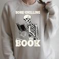 Bone-Chilling Book Skeleton Reading Bookworm Book Lovers Raglan Sleeve Sweatshirt Heather Forest Bone-Chilling Book Skeleton Reading Bookworm Book Lovers Raglan Sleeve Sweatshirt Heather Forest