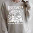 Book Bookish Academy Bookworm Raglan Sleeve Sweatshirt Heather Forest