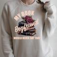 Book Boyfriend Bookish Merch Dark Romance Spicy Morally Grey Raglan Sleeve Sweatshirt Heather Forest Book Boyfriend Bookish Merch Dark Romance Spicy Morally Grey Raglan Sleeve Sweatshirt Heather Forest