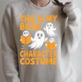 This Is My Book Character Costume Halloween Costume Raglan Sleeve Sweatshirt Heather Forest