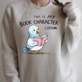This Is My Book Character Costume I Pigeon Reading Tee Raglan Sleeve Sweatshirt Heather Forest This Is My Book Character Costume I Pigeon Reading Tee Raglan Sleeve Sweatshirt Heather Forest