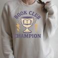 Book Club Champion Raglan Sleeve Sweatshirt Heather Forest