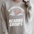 Book Club Fans My Cardio Reading Groups Quote Raglan Sleeve Sweatshirt Heather Forest Book Club Fans My Cardio Reading Groups Quote Raglan Sleeve Sweatshirt Heather Forest