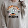 A Book A Day Keeps The Mental Breakdown Away Book Lovers Raglan Sleeve Sweatshirt Heather Forest