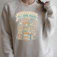 Book Dragon Bookworm Reader Retro Raglan Sleeve Sweatshirt Heather Forest