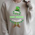 Im The Book Dragon Leprechaun St Patricks Day Raglan Sleeve Sweatshirt Heather Forest