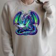 Book Dragon Reading Lover Raglan Sleeve Sweatshirt Heather Forest Book Dragon Reading Lover Raglan Sleeve Sweatshirt Heather Forest