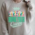 Book Fair Queen Literature School Book Fair Event Raglan Sleeve Sweatshirt Heather Forest Book Fair Queen Literature School Book Fair Event Raglan Sleeve Sweatshirt Heather Forest