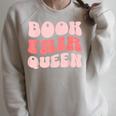 Book Fair Queen Women Library Raglan Sleeve Sweatshirt Heather Forest Book Fair Queen Women Library Raglan Sleeve Sweatshirt Heather Forest