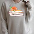Book Flower Raglan Sleeve Sweatshirt Heather Forest