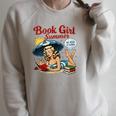Book Girl Summer We Read At Dawn Raglan Sleeve Sweatshirt Heather Forest
