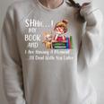 My Book And I Are Having A Moment I'Ll Deal With You Later Raglan Sleeve Sweatshirt Heather Forest