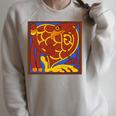Book Of Kells Celtic Knot Medieval Bird Premium Tri-Blend Raglan Sleeve Sweatshirt Heather Forest