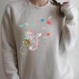 Book Librarian Dandelion Book Reading Raglan Sleeve Sweatshirt Heather Forest