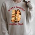 Book Lover Bookish Reading Squad Oops I Bought Another Book Raglan Sleeve Sweatshirt Heather Forest