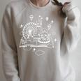 Book Lover Castle And Fantasy Park Adventure Reading Fans Raglan Sleeve Sweatshirt Heather Forest