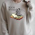 Book Lover I'm A Bookwyrm Not A Bookworm T-Shirt Raglan Sleeve Sweatshirt Heather Forest