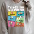 Book Lover Men Women Boys Girls Kids Reading Raglan Sleeve Sweatshirt Heather Forest