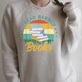 Book Lover I Read Banned Books Raglan Sleeve Sweatshirt Heather Forest
